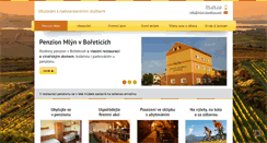 Desktop Screenshot of mlyn-boretice.com